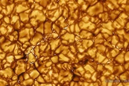 Scientists capture clearest ever photo of the Sun – and it looks just like honeycomb
