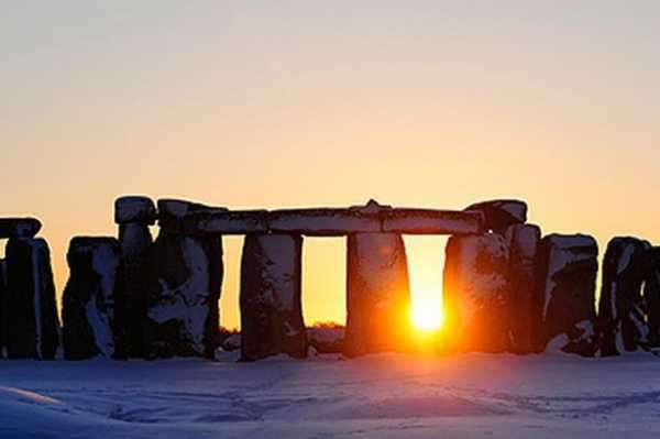 Stonehenge in the snow (Pic: Reuters)