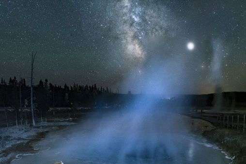 NASA shares stunning photo of Milky Way over Yellowstone hotspot