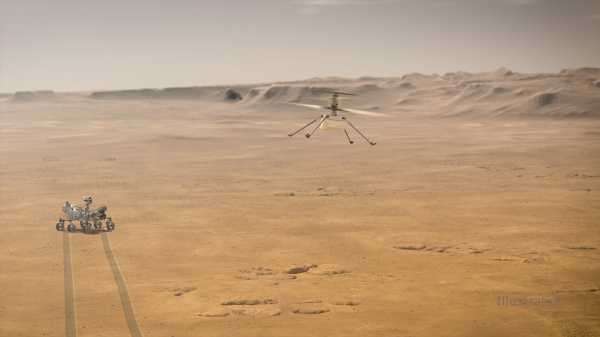 NASA powers up Mars Ingenuity helicopter for the 1st time
