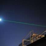 Astronomers bounced a laser off a spacecraft whirling around the moon