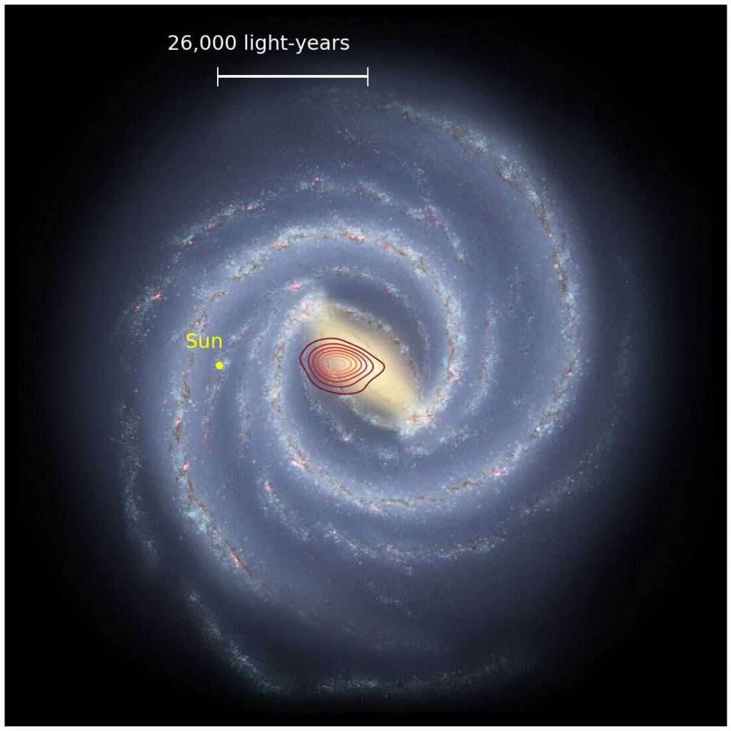 Scientists at the Apache Point Observatory Galactic Evolution Experiment (APOGEE) of the Slown Digital Sky Survey have discovered a "fossil galaxy" hidden deep inside our Milky Way galaxy.