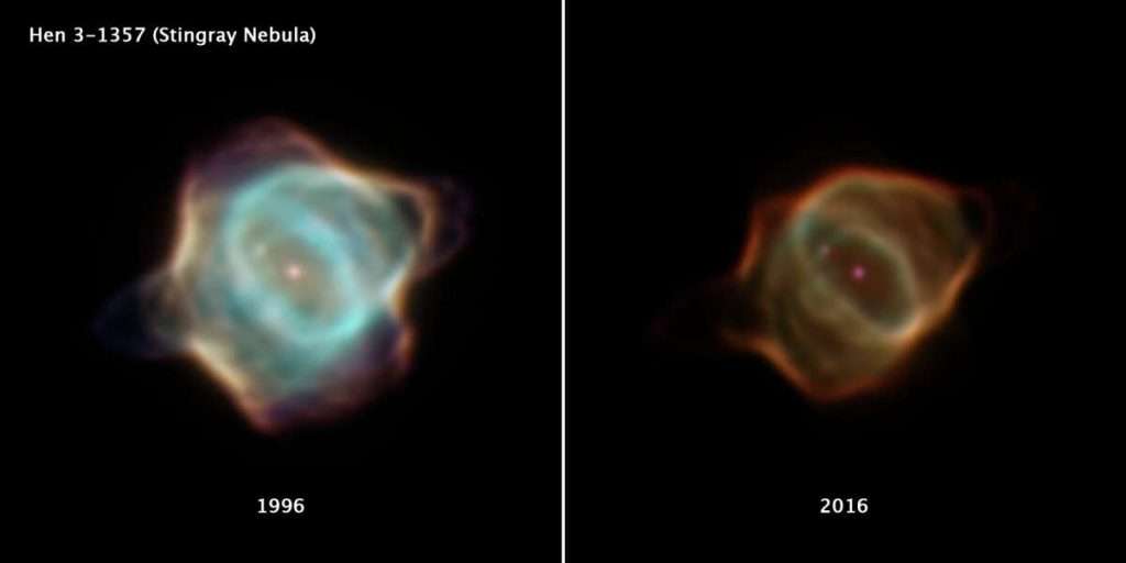 Hubble captures the unprecedented extinction of the Scat nebula.