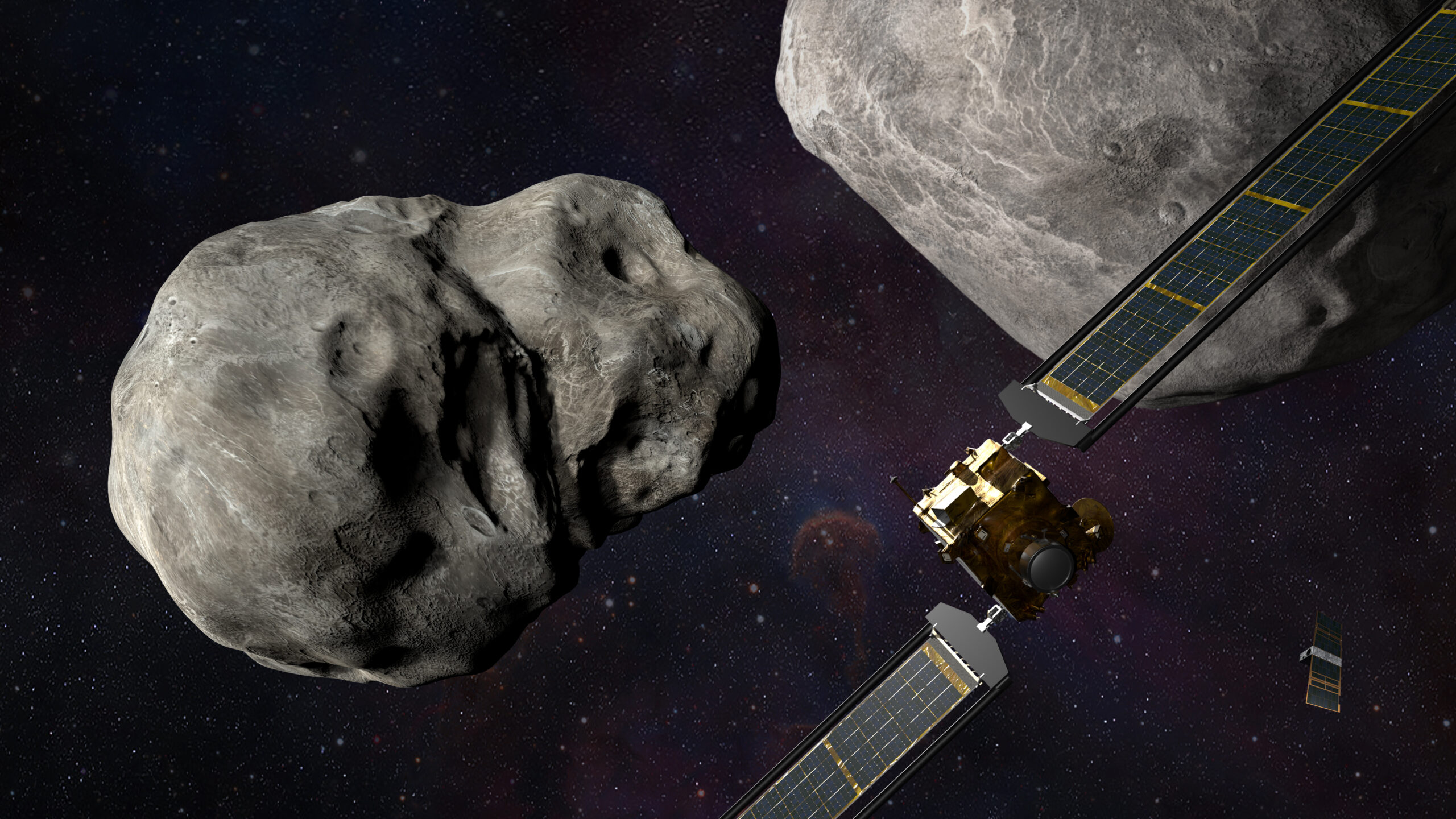 Gravity tractor and ion beam to defend against asteroids