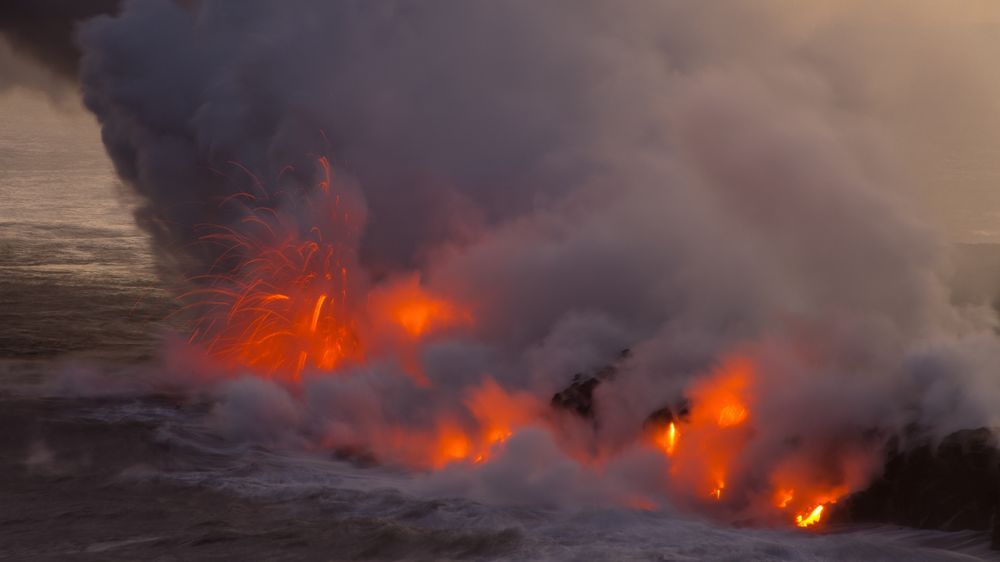 Natural pollution of the planet Earth