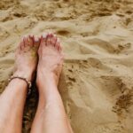 How to remove sticky sand from skin after day at the beach