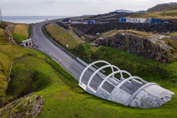 An entrance to one of the tunnels