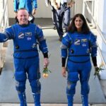 Stranded astronauts Suni Williams, Butch Wilmore perform first spacewalk together