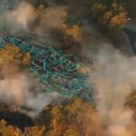 World's Tallest Roller Coaster Kingda Ka Caught Exploding During Six Flags Demolition