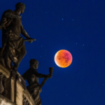 Where can you see the total lunar eclipse “Blood Moon” in March 2025?