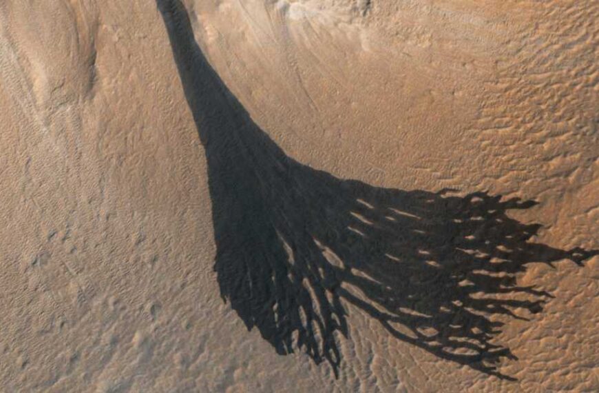 Long Dark 'Stripes' Discovered on Mars Are Not What Scientists Thought