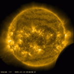 NASA spacecraft captured images of the Moon transit and Earth eclipse on the same day — see the photos