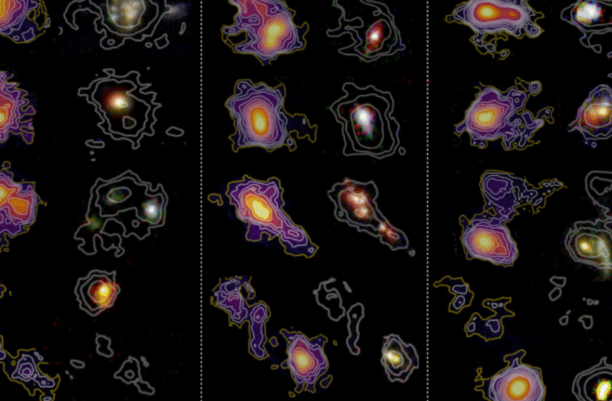'Time Machine' reveals hidden structures in the Universe's first galaxies (images)