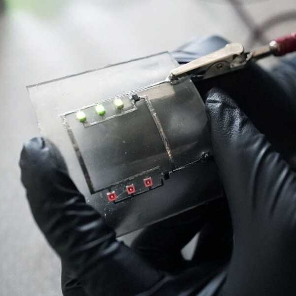 Liquid metal used in new printed circuit board scans self-healing and works after sustaining serious damage