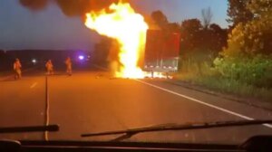 Vegan Missouri Firefighter Battling Burning Beef Truck on First Day