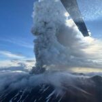 A dormant volcano has erupted in Russia for the first time in 500 years, days after a magnitude 8.8 earthquake.