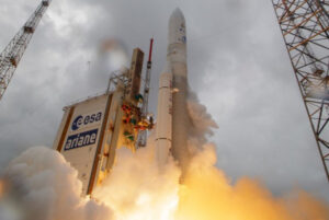 The Ariane 6 launch vehicle launched a meteorological satellite into orbit.
