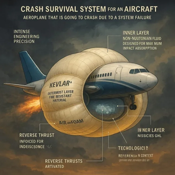 PROJECT REBIRTHDAY. Project REBIRTHDAY is an AI-powered crash-survival system that uses airbags, smart fluids, and thrust reversers to cushion impacts and save lives when all else fails. Born of tragedy, created with purpose. https://www.jamesdysonaward.org/en-NZ/2025/project/project-rebirth https://www.designboom.com/technology/project-rebirth-proposes-ai-airplane-crash-survival-system-inflating-external-airbags-james-dyson-award-08-07-2025/