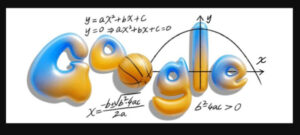 Google Doodle celebrates quadratic equations
