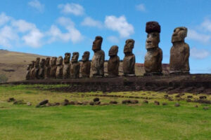 More than 50 archaeological sites on Easter Island may be underwater.