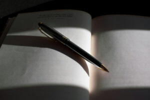 What did people write with in ancient times and how did the…