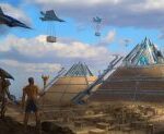Highly developed civilizations on Earth before the advent of humans