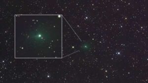 Stunning new photos show interstellar comet 3I/ATLAS may be turning bright green