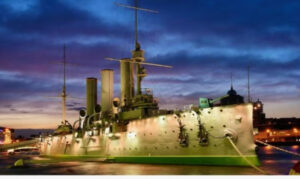 Cruiser Aurora. What is it famous for, besides the blank shot in…