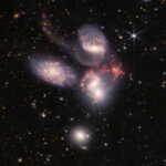 James Webb Telescope Finds 'Extremely Rare' Five-Galaxy Collision in Early Universe