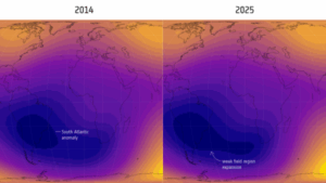 Scientists Find Expanding Weakness in Earth’s Magnetic Shield