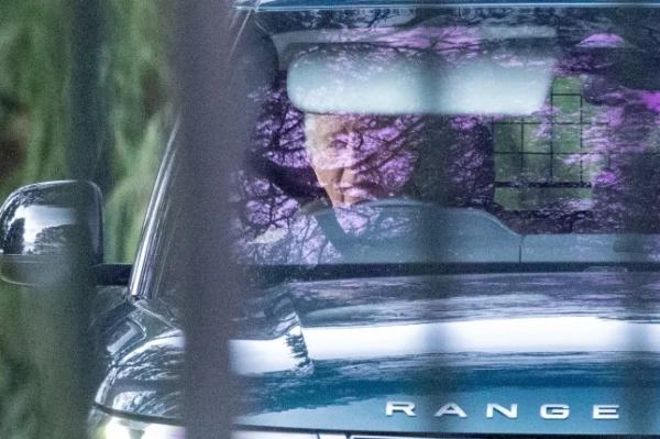 Picture supplied by Bav Media 07976 880732. ***Pic taken from public road, police aware*** Picture dated October 31st shows King Charles leaving Sandringham House in Norfolk on Friday. King Charles has been spotted looking glum this morning (Fri) as he went for a drive in Sandringham in Norfolk. The Monarch arrived at his Royal estate by helicopter yesterday afternoon at around 3pm. He is believed to have gone there to start making arrangements for his brother Andrew to move to a house on his private estate as soon as possible. SEE COPY CATCHLINE King Charles seen looking glum in Sandringham after Andrew stripped of prince title