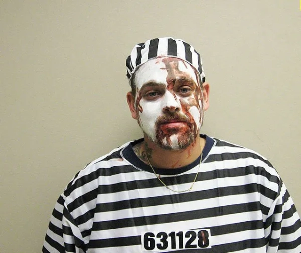 The best mug shots featuring people who have been arrested over the Halloween period have been revealed on the Internet.