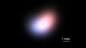 Astronomers Unveil Skewed Disk Around Close Star via Advanced Telescope Tech