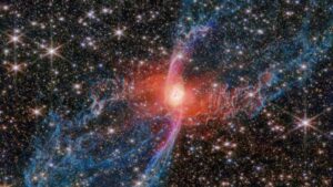 Webb Telescope Observes Huge Space Spider, Possible Solar System Fate