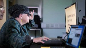 Fresh vision implants paired with AR eyewear restore reading ability for visually…
