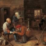 Adrian Brouwer, “The Village Barber Shop.” Does anyone here even cut or…