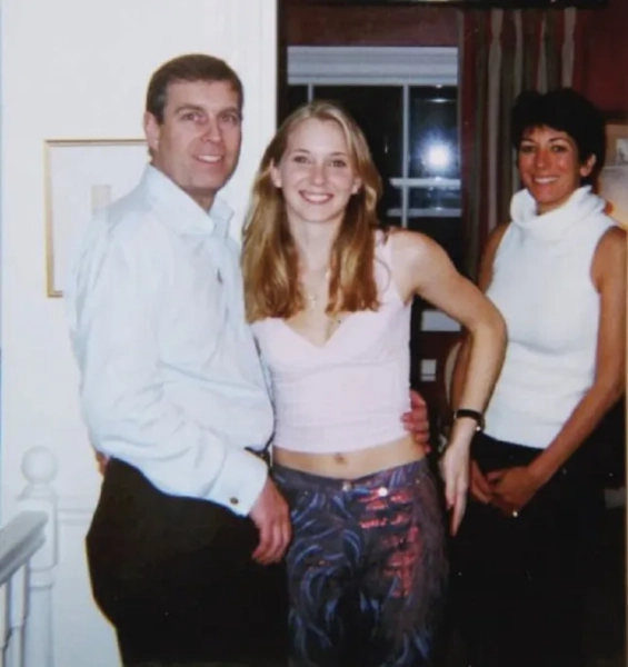 Undated handout file photo issued by the US Department of Justice (left-right) of the Duke of York, Virginia Giuffre, and Ghislaine Maxwell. The Duke of York has been reported to the police by the campaign group Republic after allegations of sexual assault resurfaced in unsealed court documents relating to the scandal surrounding billionaire paedophile Jeffrey Epstein. Issue date: Thursday January 4, 2024. PA Photo. Graham Smith, chief executive of Republic, urged the Metropolitan Police to reopen investigations and called on the King to make a public statement and take questions from the press on the matter. Andrew, 63, who has previously strenuously denied the allegations, paid millions a year ago to settle a civil case out of court with Virginia Giuffre with no admission of guilt after she accused him of sexually assaulting her when she was 17. See PA story ROYAL Andrew Duke. Photo credit should read: US Department of Justice/PA Wire NOTE TO EDITORS: This handout photo may only be used in for editorial reporting purposes for the contemporaneous illustration of events, things or the people in the image or facts mentioned in the caption. Reuse of the picture may require further permission from the copyright holder.