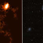 Cosmic Link & Unprecedented Tail Found Between Tiny Galaxies.