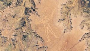 Giant Outback Figure: An Australian Enigma Viewed From Above