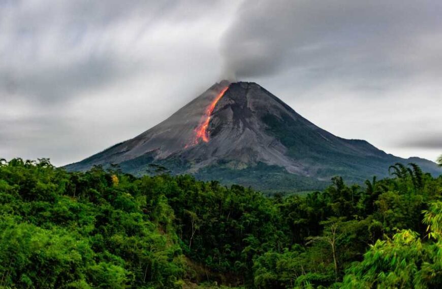The closer a volcano is to an eruption, the greener the trees&hellip;