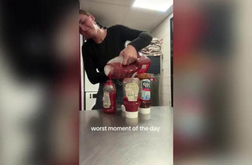 Restaurant worker expresses dissatisfaction with food refund scam