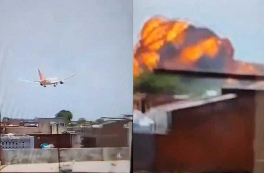 Air India Flight 171 Crashes Into Student Canteen, Causes ‘Multiple Injuries’