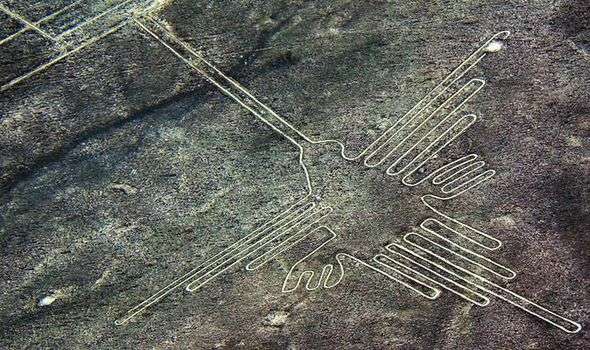 Nazca Lines from space: Astronaut pictures myserious UFO landing pad&hellip;
