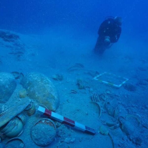 Hundreds of Pottery Found at 2,000-Year-Old Turkish Shipwreck