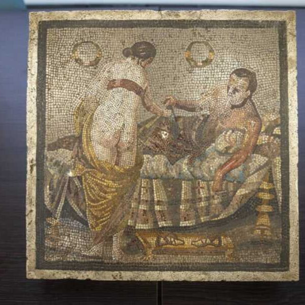 Erotic Mosaic Stolen by Nazi Captain Returned to Pompeii