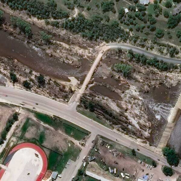 Texas flood devastation seen in before and after satellite images