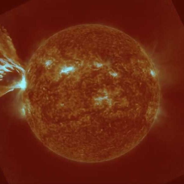 Powerful X-class solar flare erupting from sun’s surface caught on camera