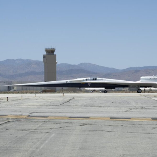 NASA’s X-59 Moves Under Its Own Power