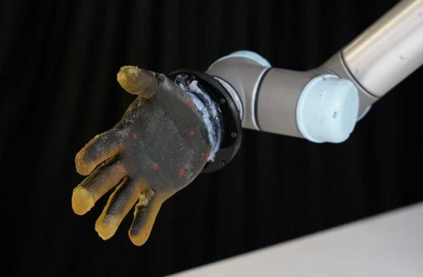 Scientists have burned, pierced and sliced new robotic skin that can ‘feel&hellip;