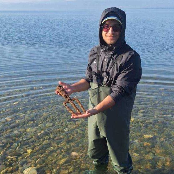 Fisherman Finds Roman Trident in Turkish Lake